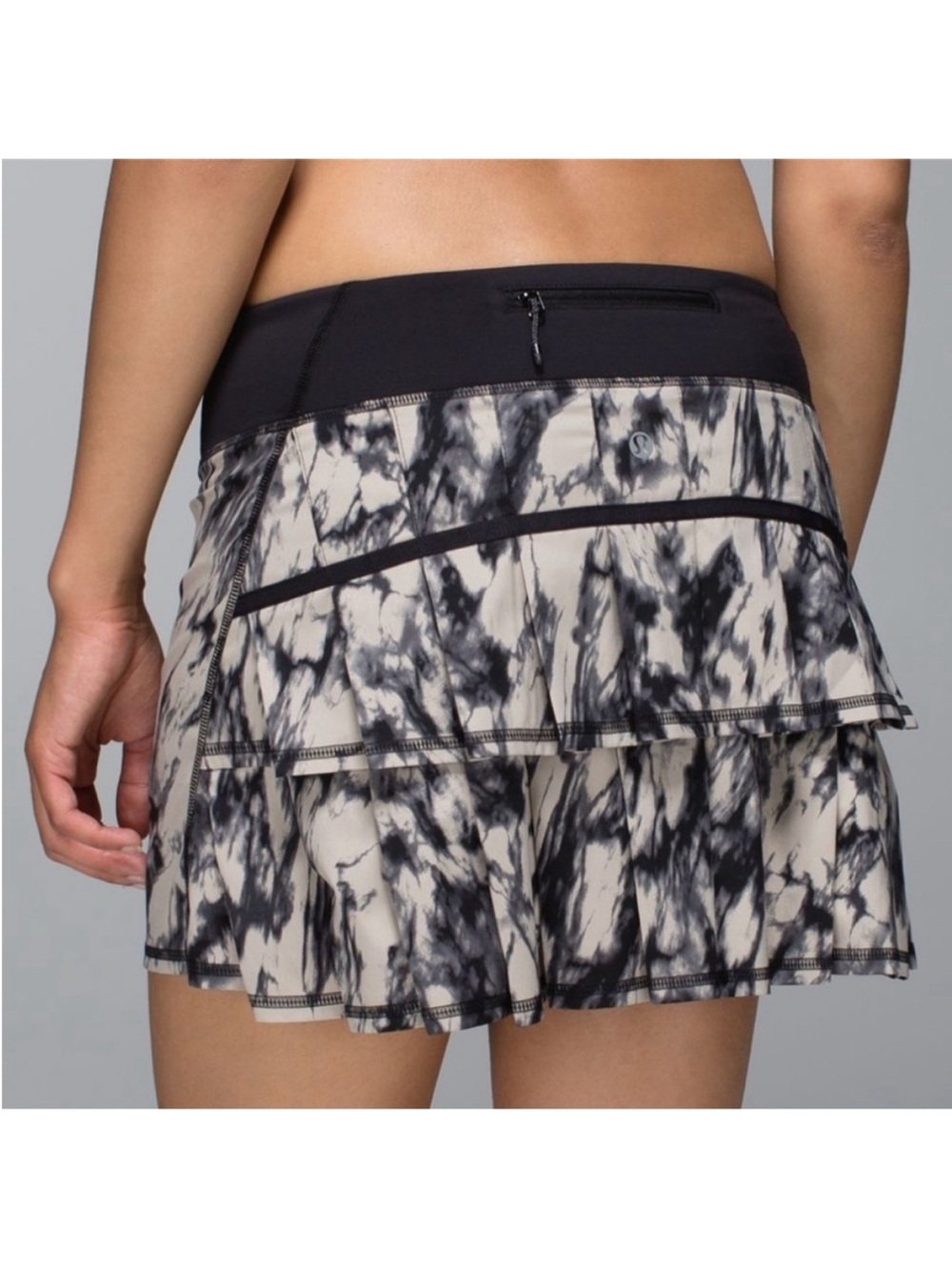 Lululemon sz 10 Pace setter skirt Great Granite Mojave Tan athleisure loungewear